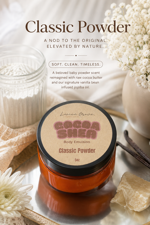 Body Emulsion| Cocoa Shea| Classic Powder